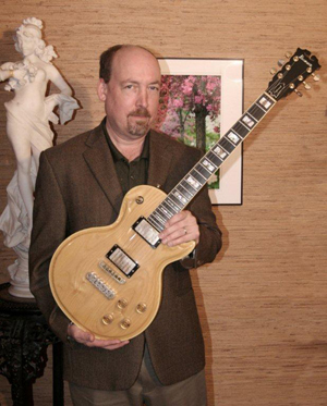 Pete Prown, with his Ibanez Professional. Image courtesy of Pete Prown.